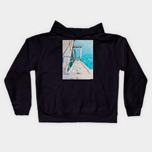 Steps to water Kids Hoodie